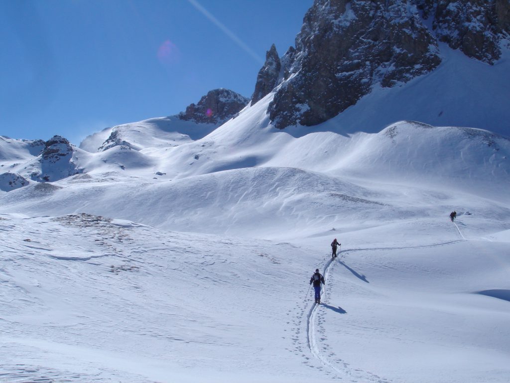 SCIALPINISMO-ALBERGO LE MARMOTTE